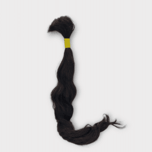 C&K Raw Premium Bulk wellig 100 % Echthaar Natural – für Braids, Perücken, Keratinbondings, brasilianische Fadentechnik